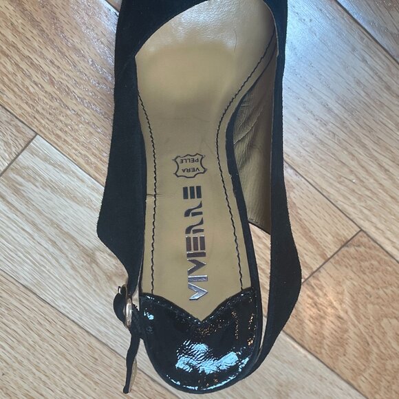 Viverre Suede and Cork Sandals - Picture 8 of 10